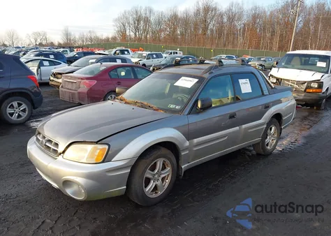 2005 Subaru Baja Sport из США, поврежденный, VIN 4S4BT62C857102974